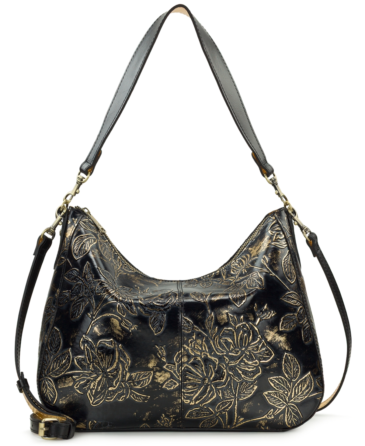 Patricia Nash Athani Bark Leaves Shoulder Handbag In Multi