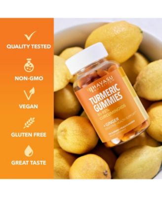 Turmeric & Ginger Gummies, Peach, 120ct