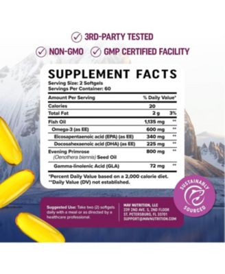 Omega 3 for Women Softgels, 120ct