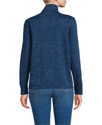 Women's Sweater Fleece Zip Front Jacket