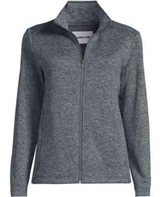 Women's Sweater Fleece Zip Front Jacket