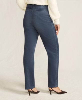 Women's Corduroy High Rise Rail Straight Leg Pants