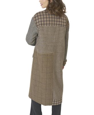 Women's Raven Patchwork Long Coat