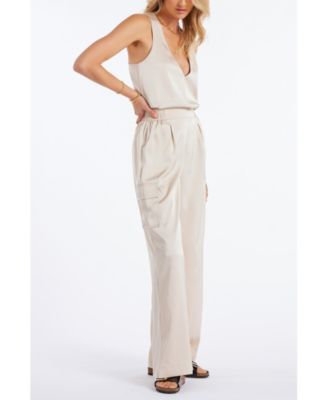 Women's BISHOP + YOUNG Pull-On Satin Cargo Pant