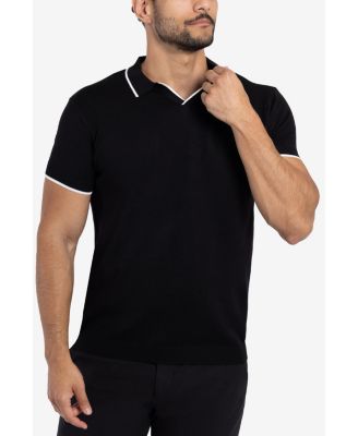 Men's Collar V-Neck Polo Sweater