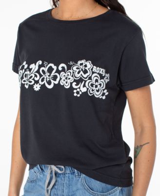 Women's 90s Hibiscus Band BFC Crewneck T-Shirt