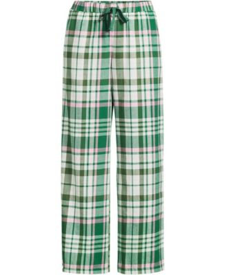 Women's Flannel Wide Leg Sleep Pants