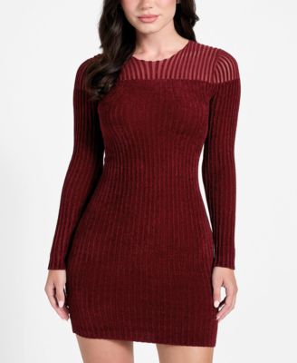 Women's Rowena Long Sleeve Rib Chenille Dress