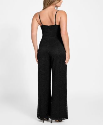Women's Chloe Sleeveless Lace Sweetheart Neck Jumpsuit