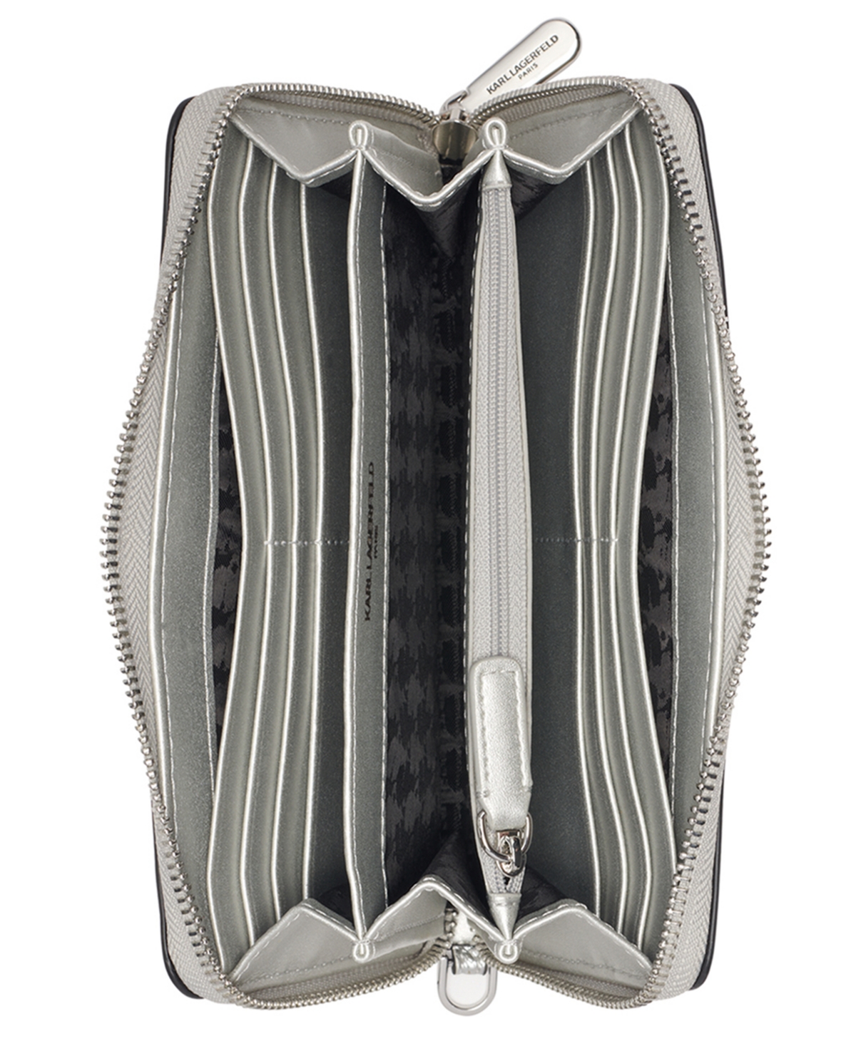 Karl Lagerfeld Boxed Wallet In Metallic