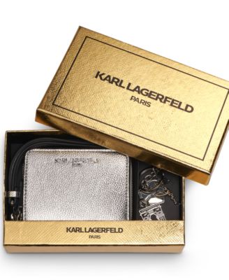 Boxed Zip Around Wallet