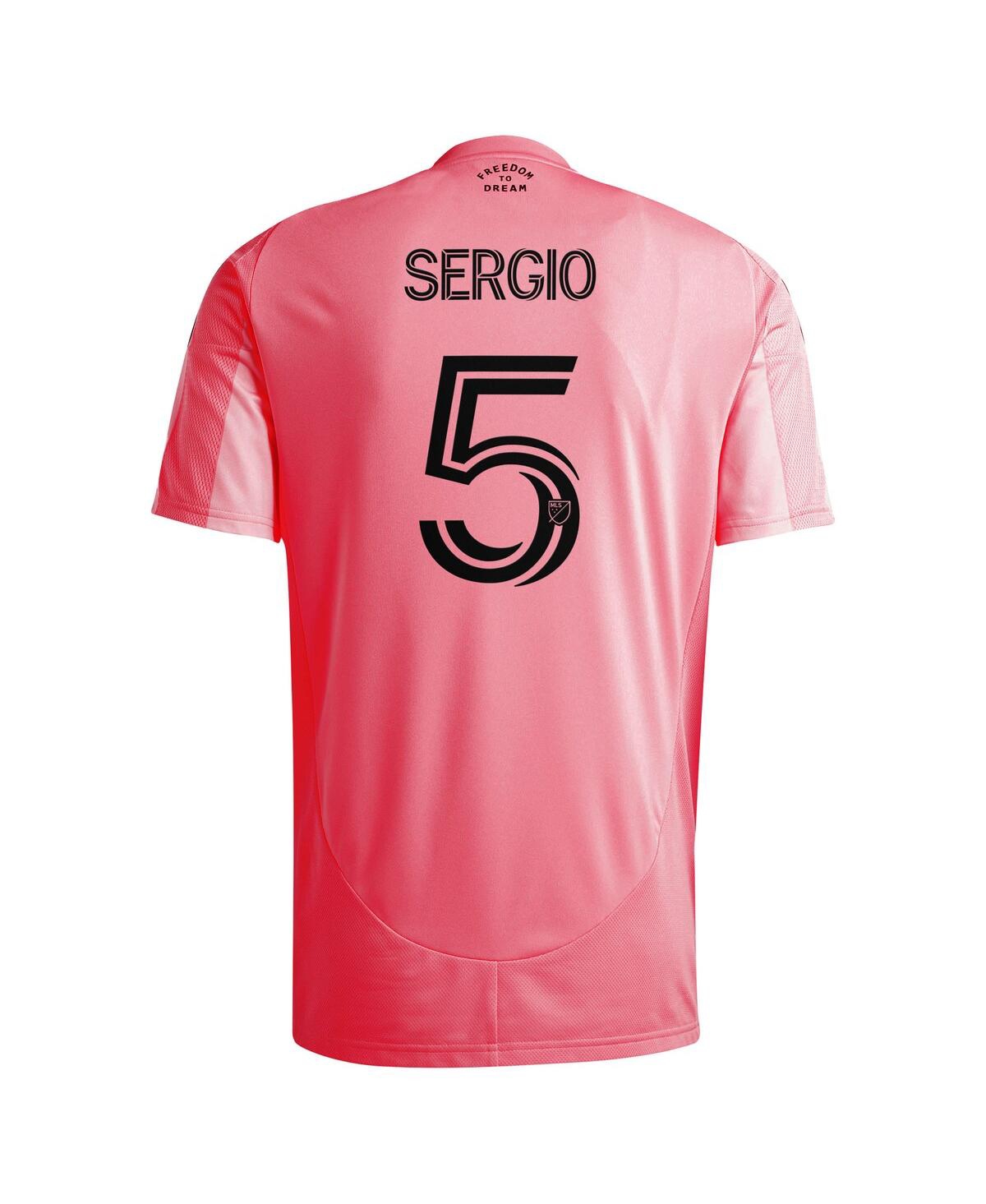 Adidas Men's Sergio Busquets Light Pink Inter Miami Cf 2025 Euforia Replica Player Jersey