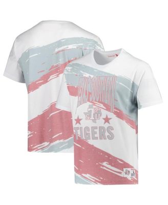 Mitchell & Ness - Men's White Texas Southern Tigers Paintbrush Sublimated T-Shirt