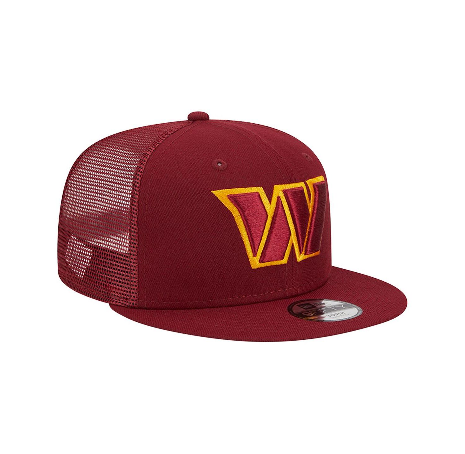 Big Boys and Girls Burgundy Washington Commanders Main Trucker 9FIFTY Snapback Hat