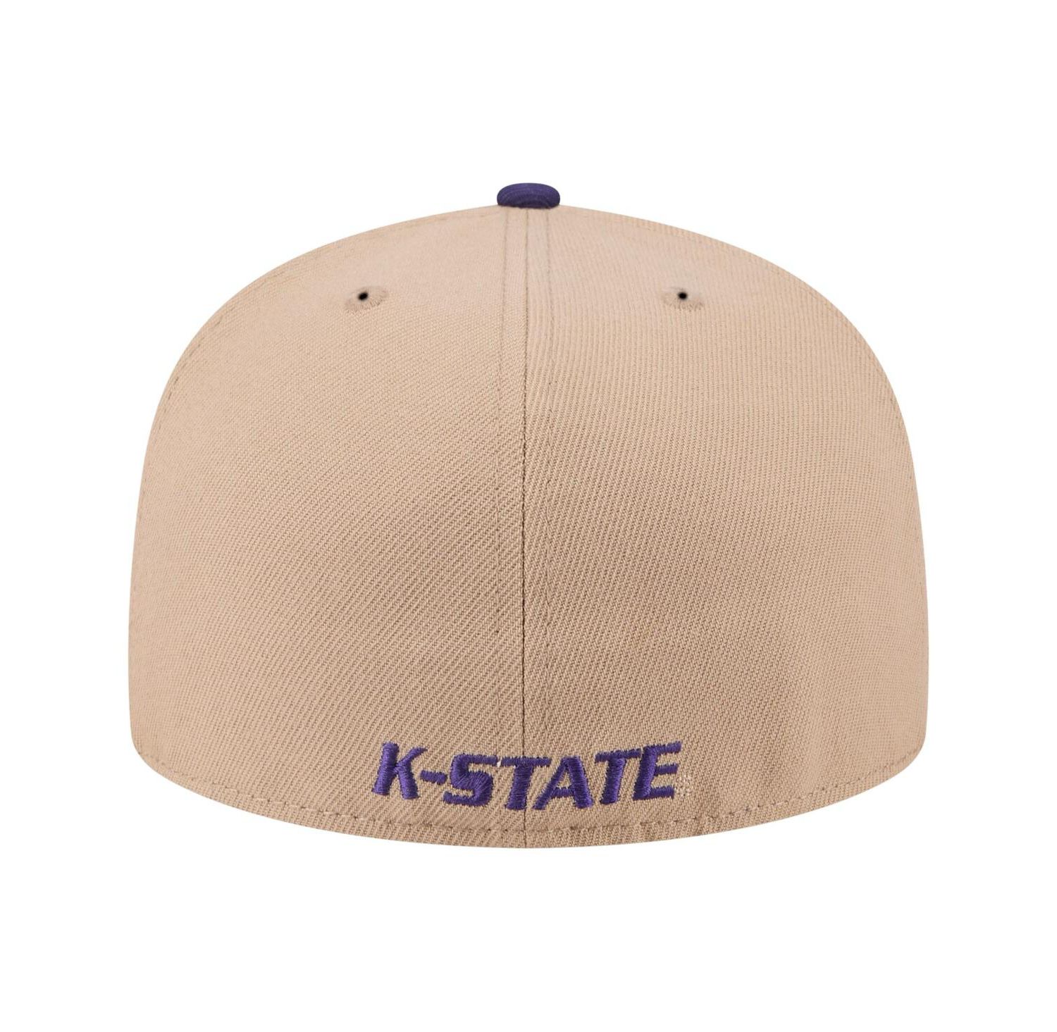 Men's Khaki Kansas State Wildcats Two-Tone 59FIFTY Fitted Hat