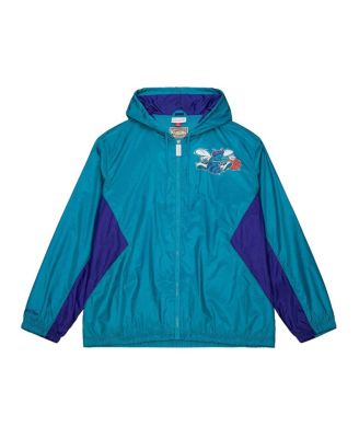 Men's Teal Charlotte Hornets Playmaker Full-Zip Windbreaker Jacket
