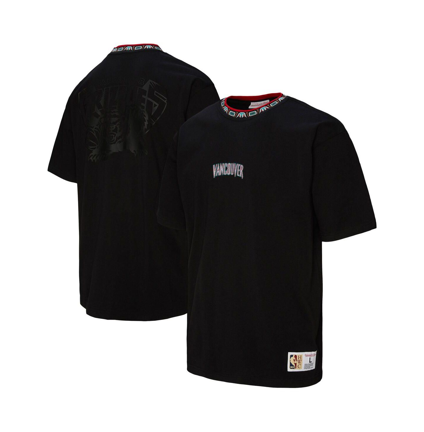 Футболка Mitchell & Ness Black Vancouver Grizzlies Playmaker Logo — фото 1