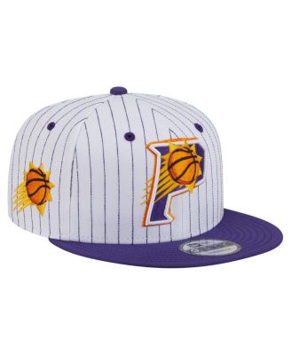 New Era - Men's White Phoenix Suns Deceptor Pinstripe 9FIFTY Snapback Hat