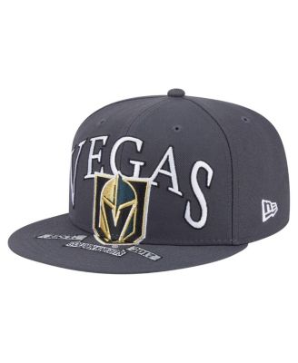 New Era - Men's Gray Vegas Golden Knights Oversized Arch 59Fifty Fitted Hat