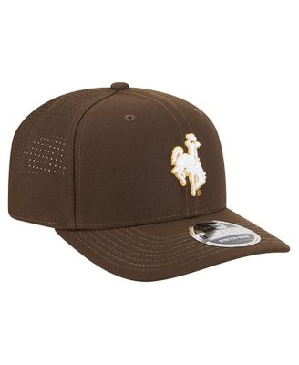 Men's Brown Wyoming Cowboys Team 9SEVENTY Adjustable Hat