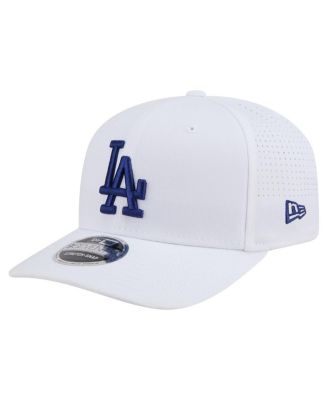 New Era - Men's White Los Angeles Dodgers COOLERA 9SEVENTY Adjustable Hat
