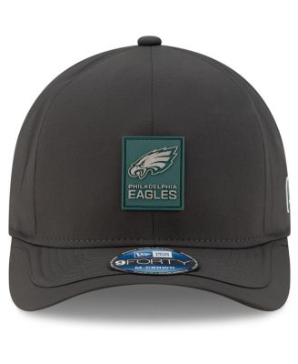 Men's Charcoal Philadelphia Eagles 2025 Sideline Cold Weather 9FORTY M-Crown Adjustable Hat