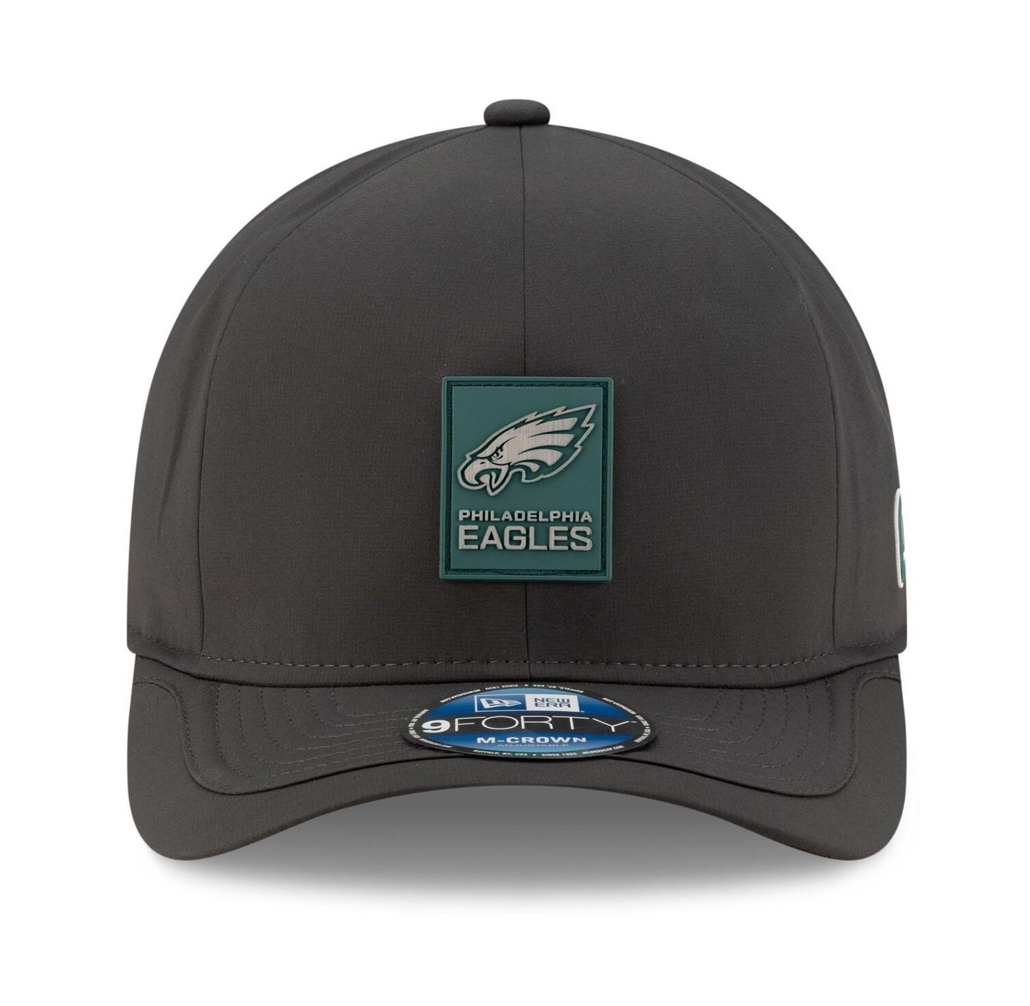 Men's Charcoal Philadelphia Eagles 2025 Sideline Cold Weather 9FORTY M-Crown Adjustable Hat