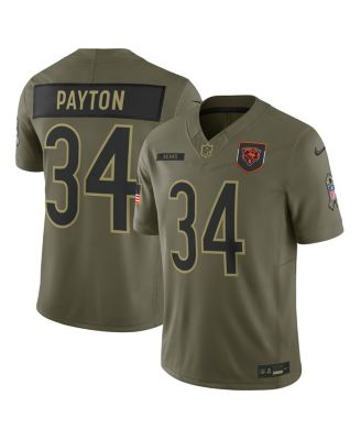 Nike - Men's Walter Payton Olive Chicago Bears 2025 Salute to Service Retired Limited Jersey