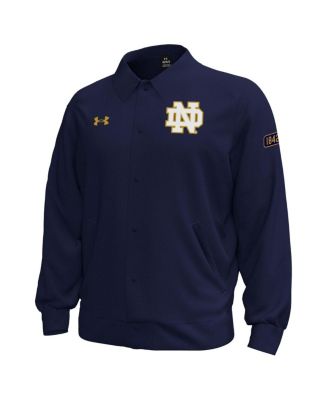 Men's Navy Notre Dame Fighting Irish Gameday Icon Full-Snap Fleece Jacket