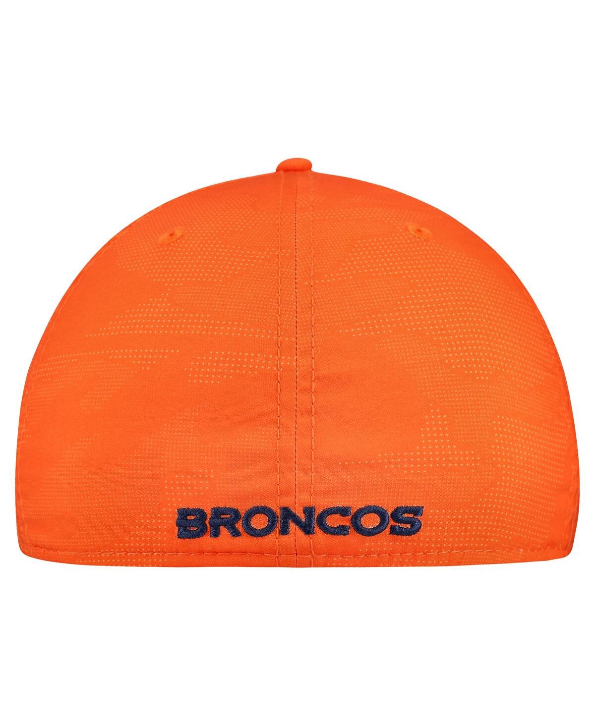 New Era Men's Orange Denver Broncos Tonal Camo 39THIRTY Stretch Fit Hat