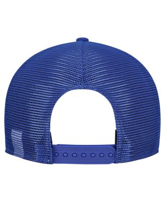 Men's Gray/Royal Buffalo Bills Cork Split Panel 9FIFTY Trucker Snapback Hat