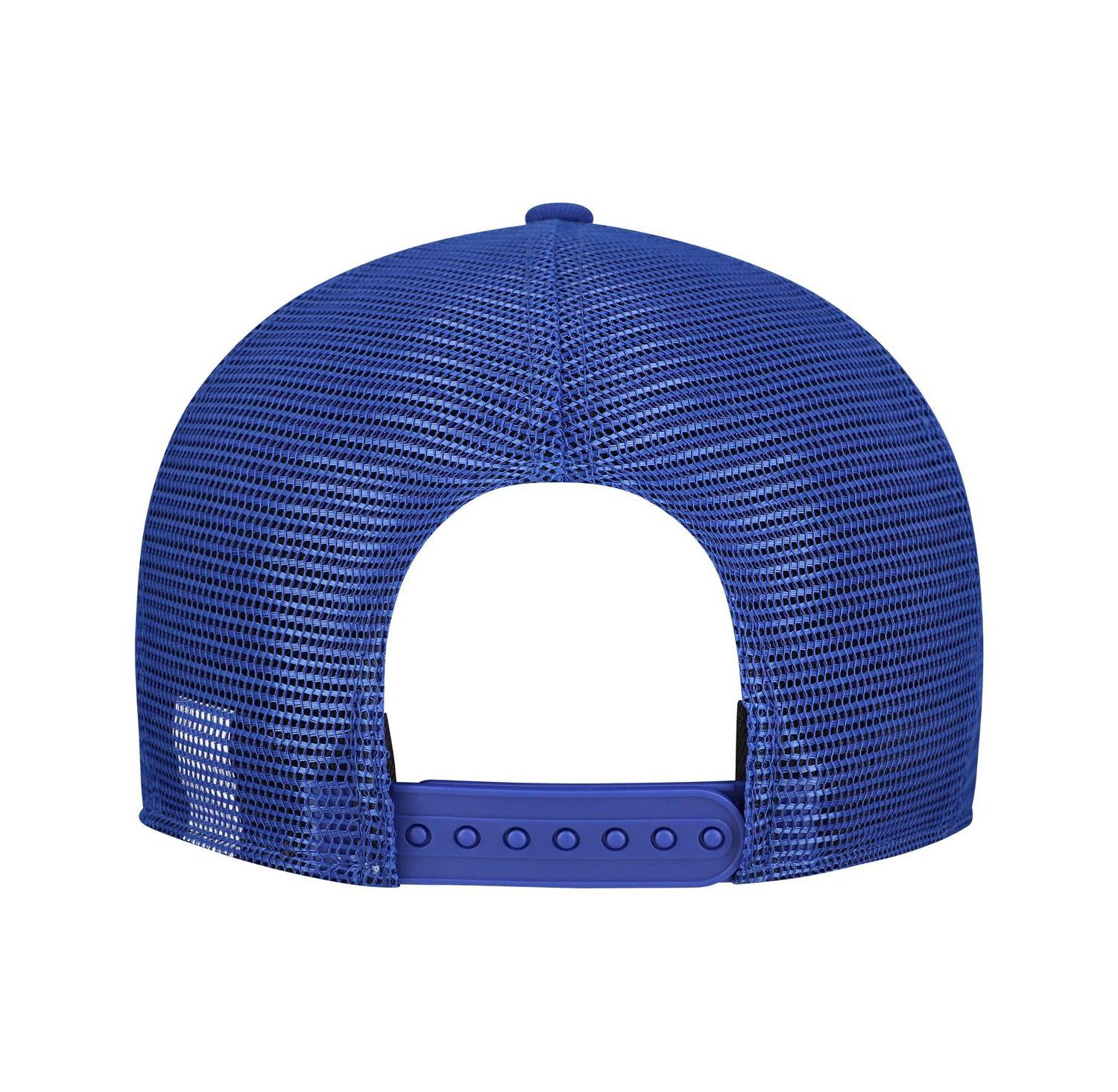 Men's Gray/Royal Buffalo Bills Cork Split Panel 9FIFTY Trucker Snapback Hat