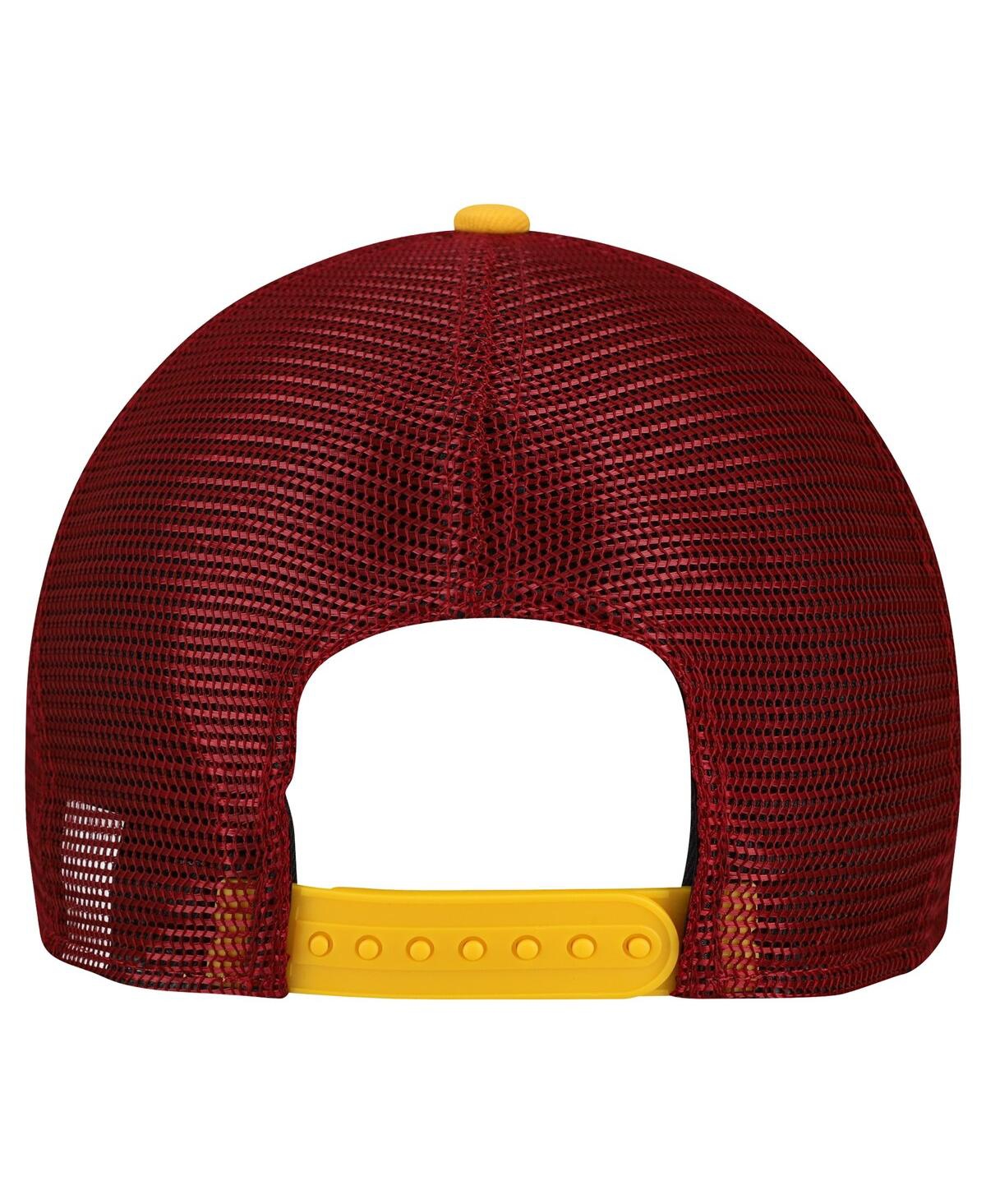 New Era Men's Cream/burgundy Washington Commanders Banner A-frame 9fifty Snapback Hat In White