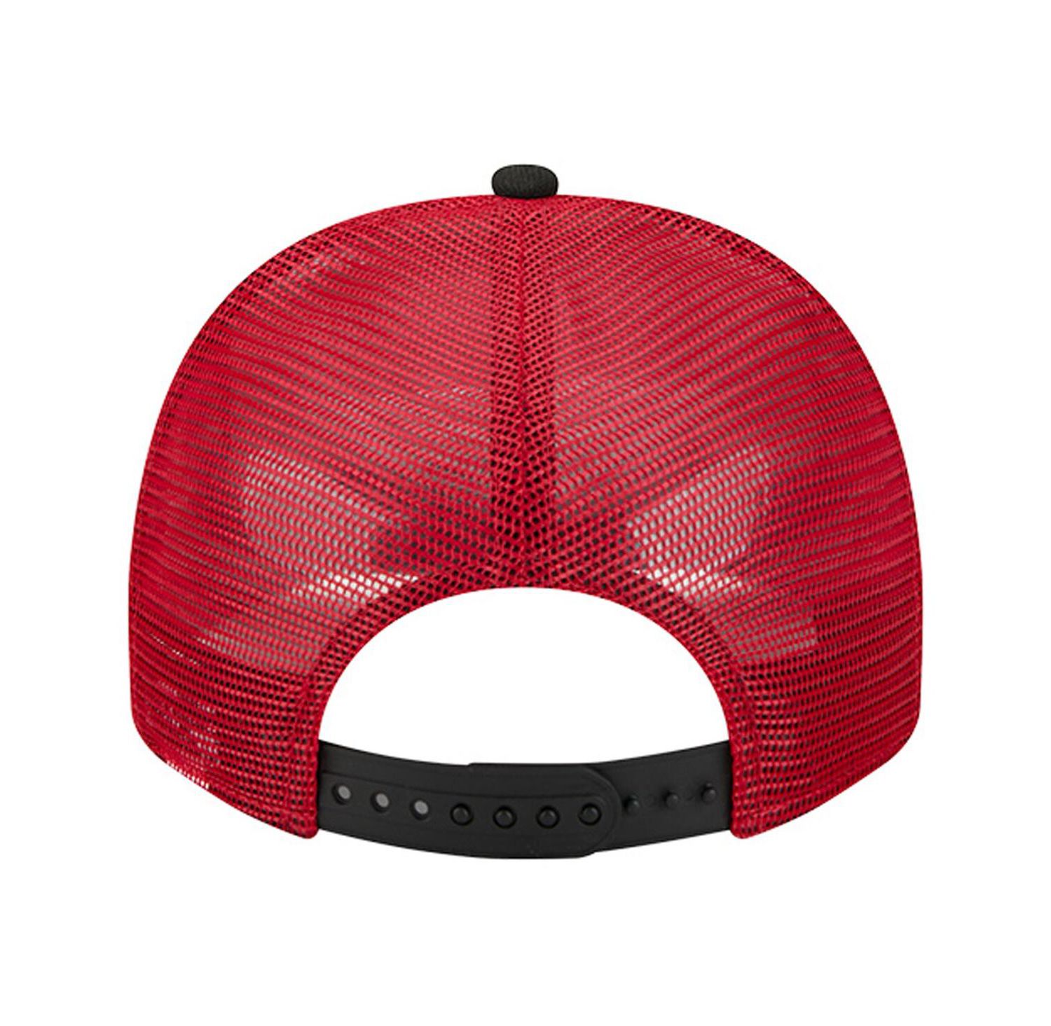 Men's Cream/Scarlet San Francisco 49ers Banner A-Frame 9FIFTY Trucker Snapback Hat