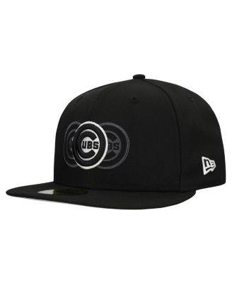 New Era - Men's Black Chicago Cubs Tri-Hit 59FIFTY Fitted Hat