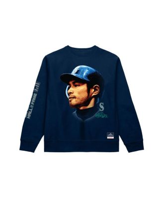 Men's Ichiro Suzuki Navy Seattle Mariners Hall of Fame Sweatshirt