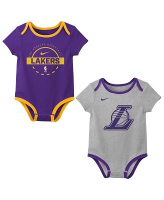 Nike - Baby Boys and Girls Los Angeles Lakers Two-Piece Bodysuit Set