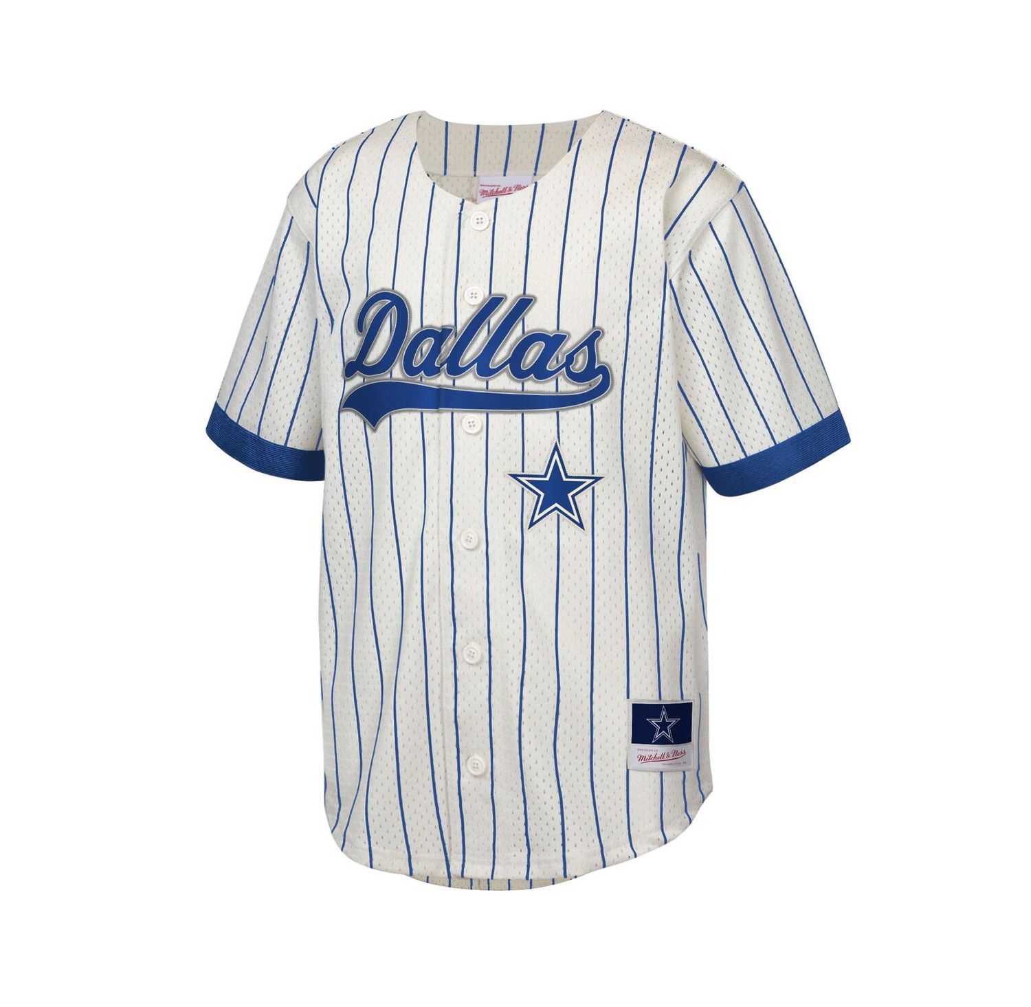 Big Boys and Girls Emmitt Smith Cream Dallas Cowboys Retired Player Name & Number Baseball Jersey