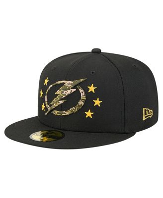 Men's Black Tampa Bay Lightning Military Appreciation Digital Camo Stars 59FIFTY Fitted Hat