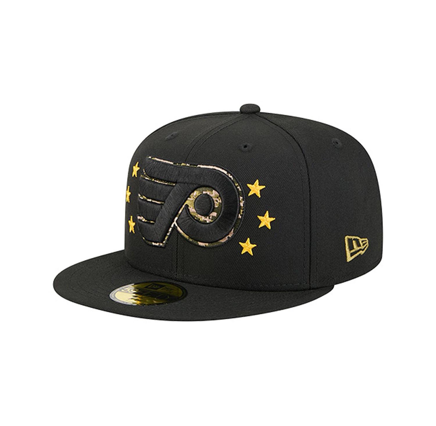 Men's Black Philadelphia Flyers Military Appreciation Digital Camo Stars 59FIFTY Fitted Hat