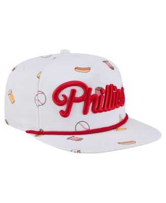 Men's White Philadelphia Phillies Team Cheer Rope 19TWENTY Adjustable Hat