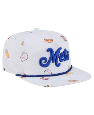 Men's White New York Mets Team Cheer Rope 19TWENTY Adjustable Hat