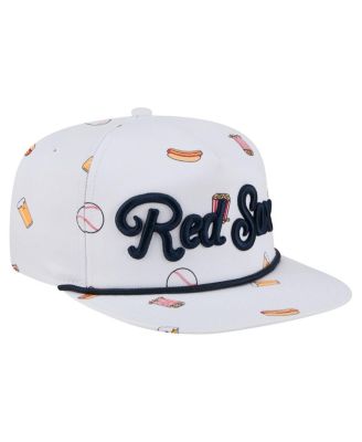 Men's White Boston Red Sox Team Cheer Rope 19TWENTY Adjustable Hat