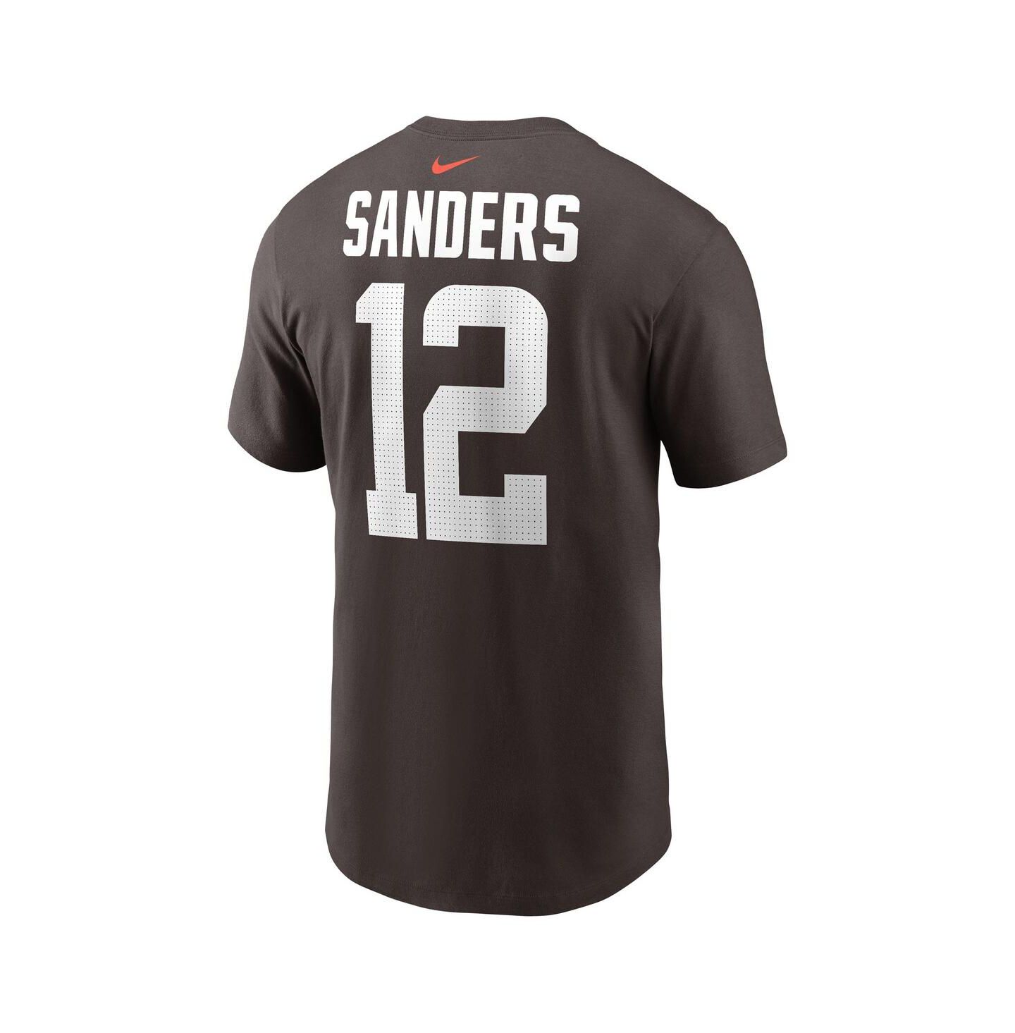 Детская футболка Nike Shedeur Sanders Brown Cleveland Browns 2025 NFL Draft Player Name & Number — фото 3