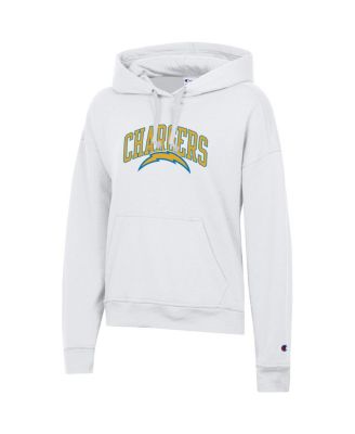 Women's White Los Angeles Chargers Power Blend Hoodie