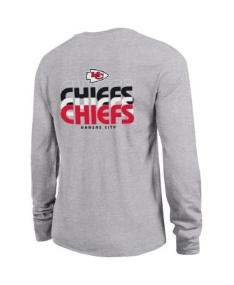 Women's Gray Kansas City Chiefs Core Long-Sleeve T-Shirt