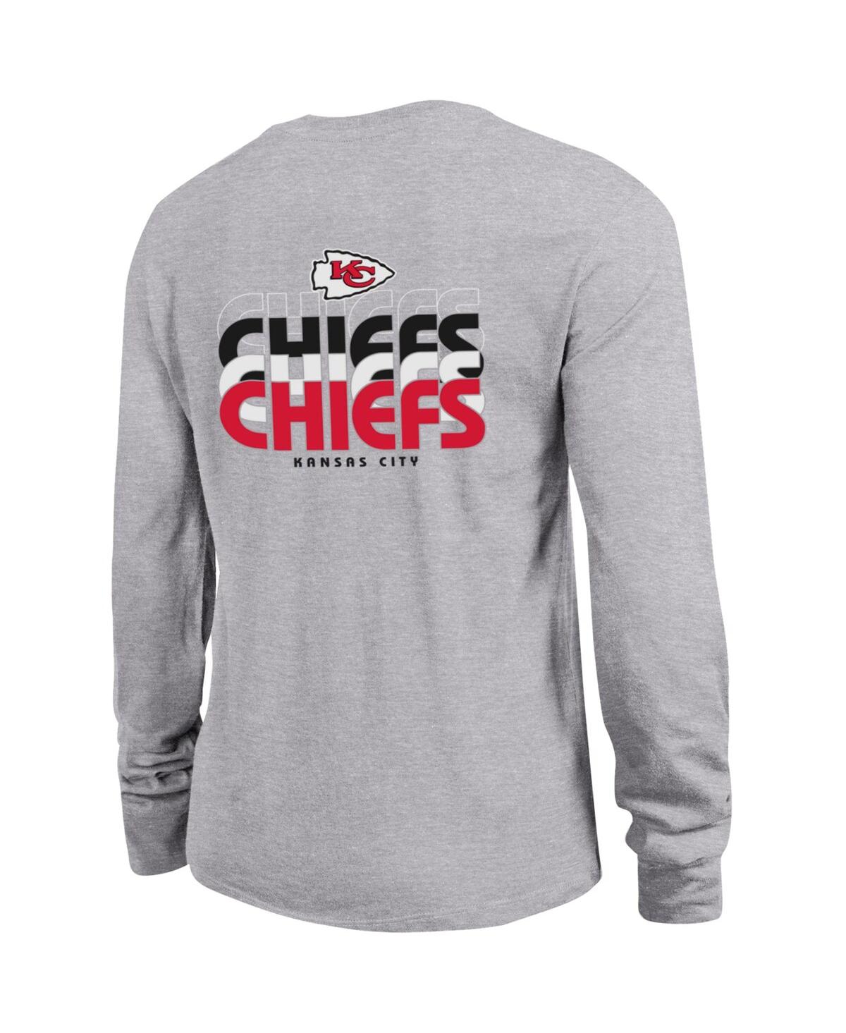 Champion Women's Gray Kansas City Chiefs Core Long-sleeve T-shirt In Gray