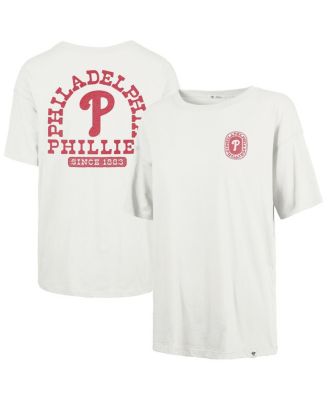 '47 Brand - Women's Natural Philadelphia Phillies Back Canyon Sadie T-Shirt