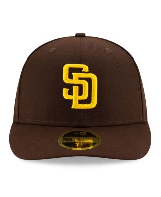 Men's Brown San Diego Padres 2025 MLB Postseason Side Patch Low Profile 59FIFTY Fitted Hat