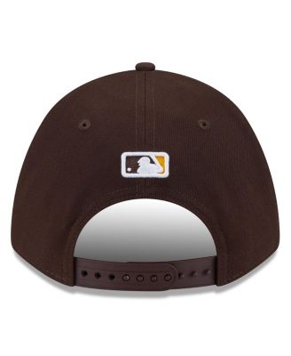 Men's Brown San Diego Padres 2025 MLB Postseason Side Patch 9FORTY Adjustable Hat